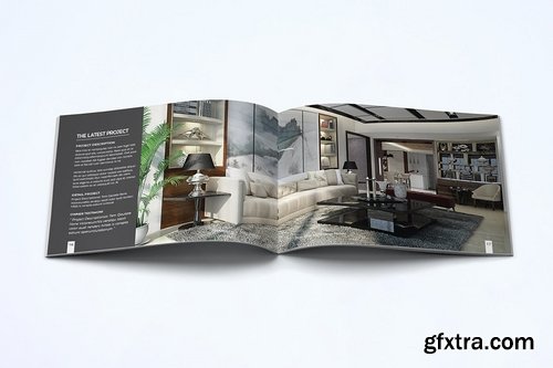 A5 Interior Design Portfolio Template