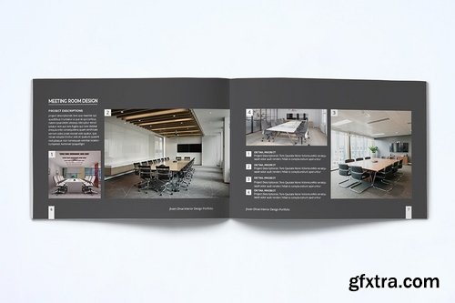 A5 Interior Design Portfolio Template