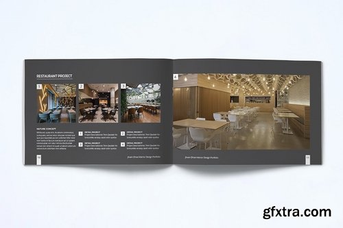 A5 Interior Design Portfolio Template