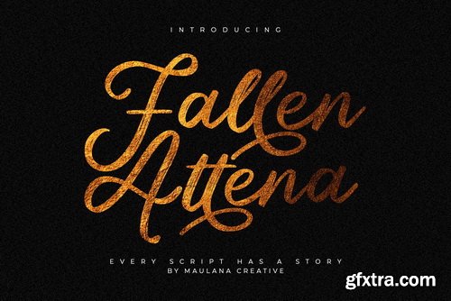 CM - Fallen Attena - Brush Font - 3504408