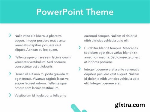 Running Forward PowerPoint Theme