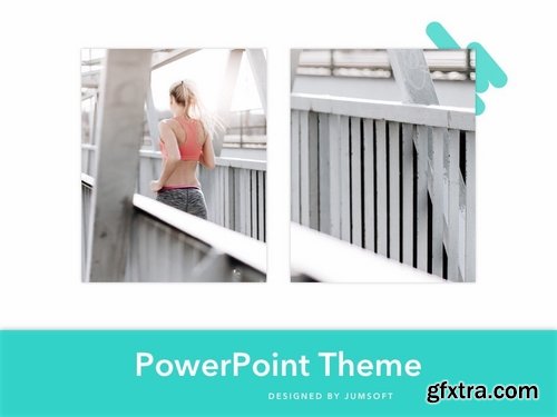 Running Forward PowerPoint Theme