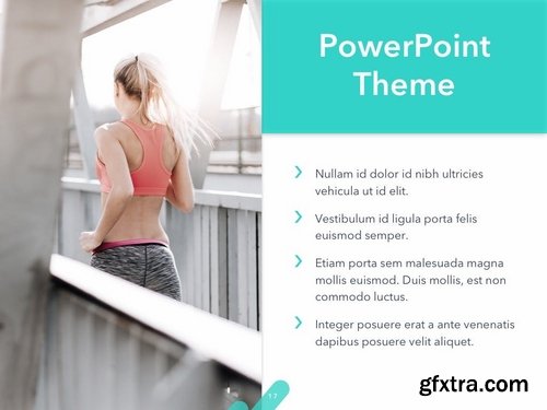 Running Forward PowerPoint Theme