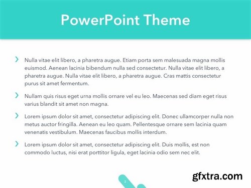 Running Forward PowerPoint Theme