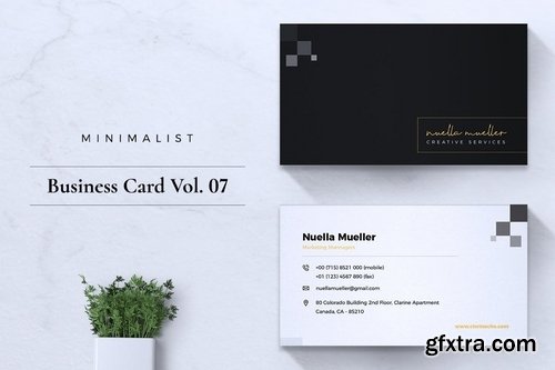 Minimalist Business Card Vol. 07