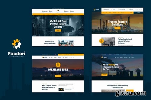 Facdori - Industrial & Factory Business PSD
