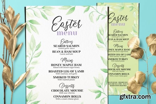 Easter Brunch Menu