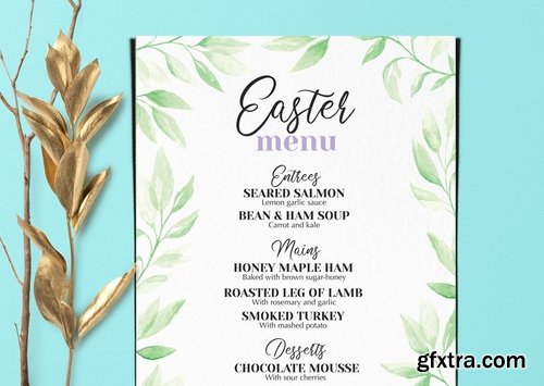 Easter Brunch Menu