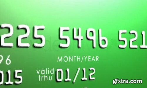 Videohive - 3D Bank Card with Embossed Text - 4441695