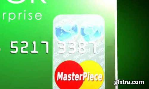 Videohive - 3D Bank Card with Embossed Text - 4441695