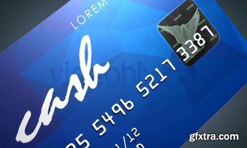 Videohive - 3D Bank Card with Embossed Text - 4441695