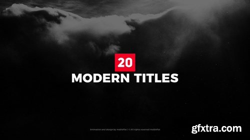 VideoHive 20 Modern Titles Vol.2 20556666