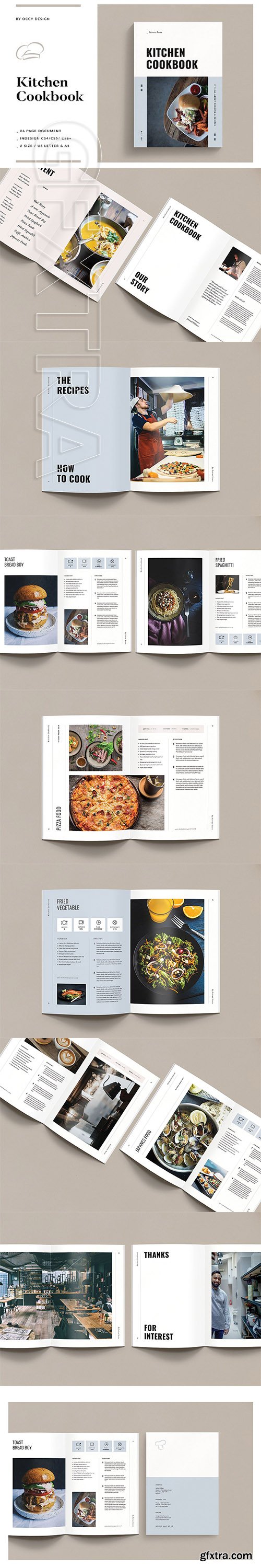 CreativeMarket - Cookbook Recipe Book 3491544