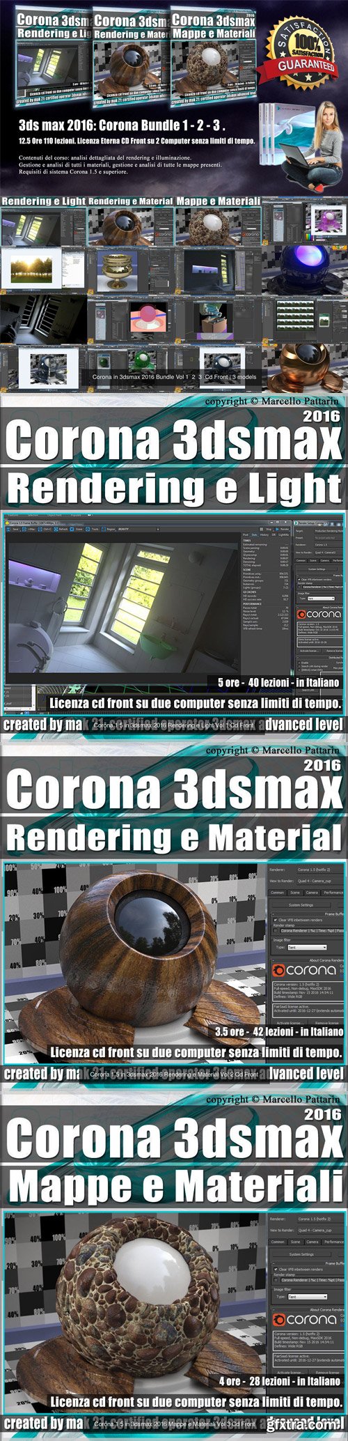 CgTrader - Corona in 3dsmax 2016 Bundle Vol 1 2 3 Cd Front 3D Model Collection