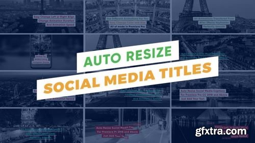 MotionArray Auto Resize - Social Media Titles 190987