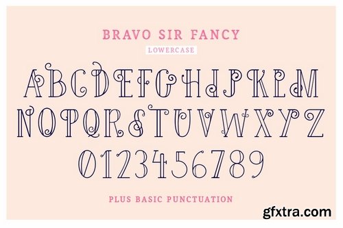 CM - Bravo Sir Font Family 3537614