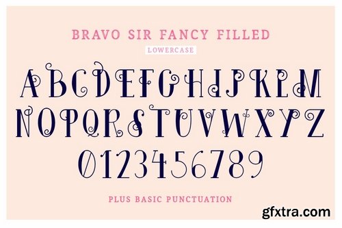 CM - Bravo Sir Font Family 3537614