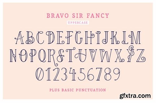 CM - Bravo Sir Font Family 3537614