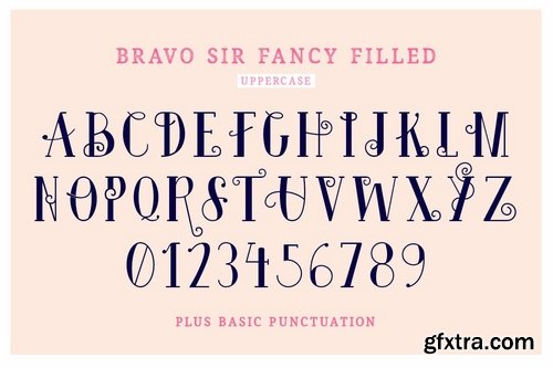 CM - Bravo Sir Font Family 3537614