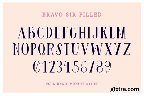 CM - Bravo Sir Font Family 3537614