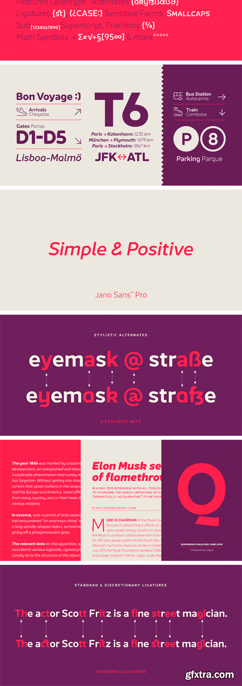 Jano Sans Pro Font Family