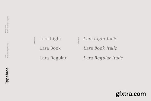 CM - Lara - Sophisticated Serif Typeface 3541702