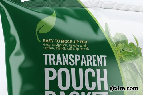 Transparent Pouch Packet Mock-Up