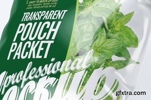 Transparent Pouch Packet Mock-Up