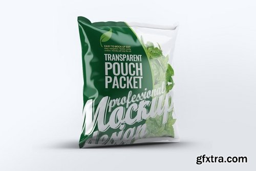 Transparent Pouch Packet Mock-Up