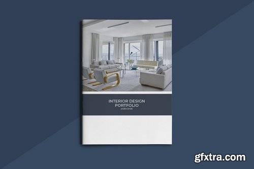 A5 Interior Design Portfolio Template