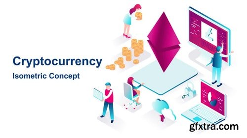 MotionArray Cryptocurrency - Isometric Concept 183866