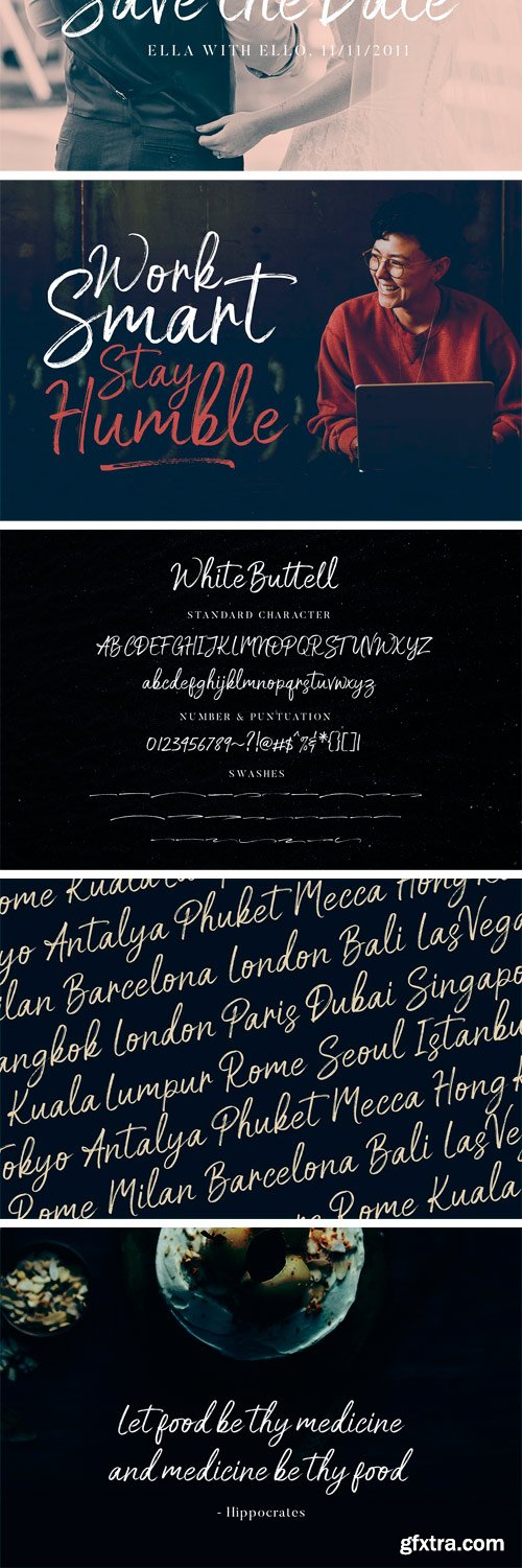 CM - White Buttell Brush Font 3533056