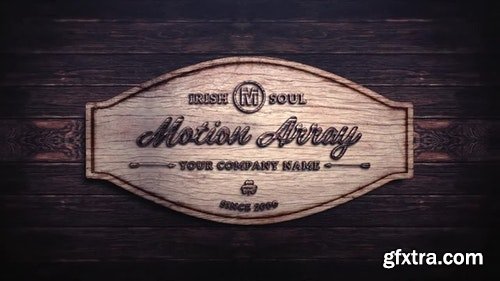 MotionArray Wood Scene Logo 190948