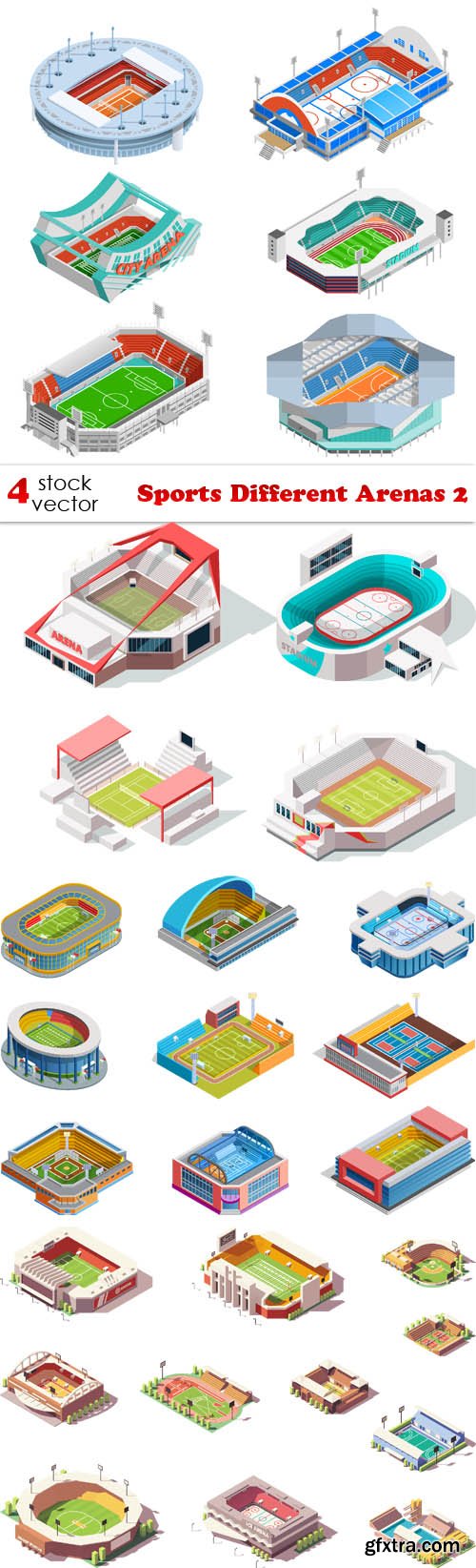 Vectors - Sports Different Arenas 2