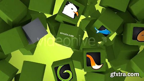 VideoHive Cubes Stereo 3D 5004553