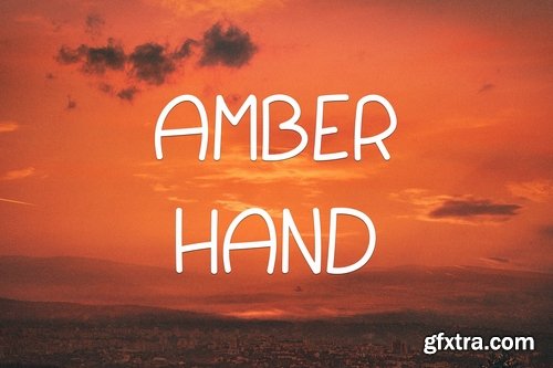 Amber Hand Font