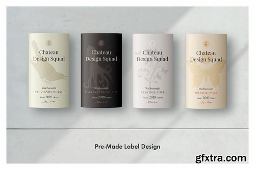 Essential Wine Bottle Mockup Set