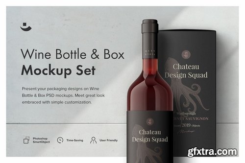 Essential Wine Bottle Mockup Set