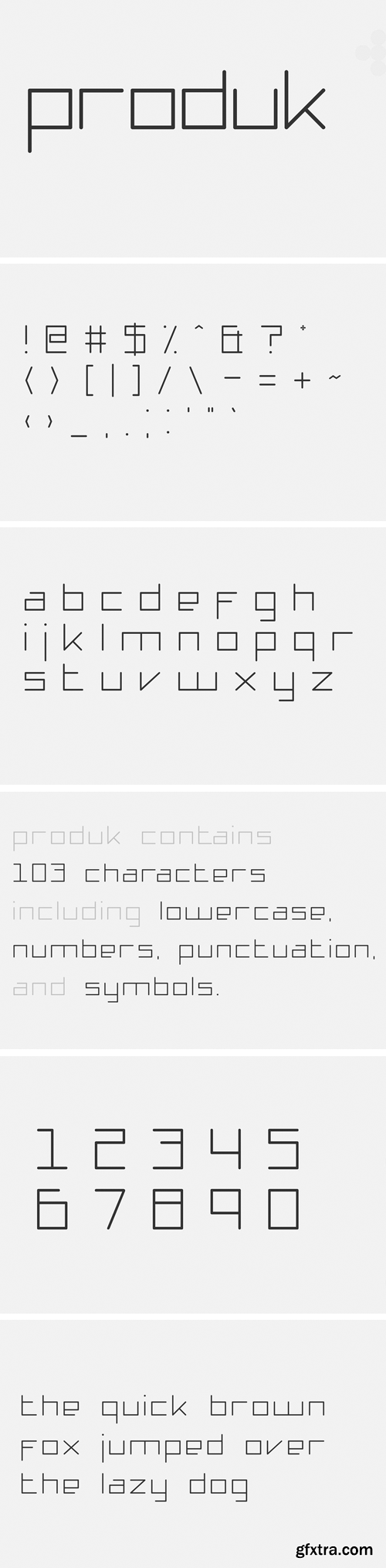 Produk Typeface