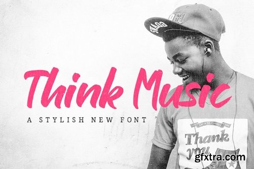 CM -  Think Music Script Font 3553252