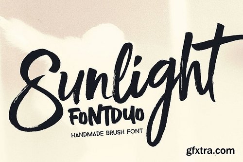 CM - Sunlight - Brush Font Duo 3545139