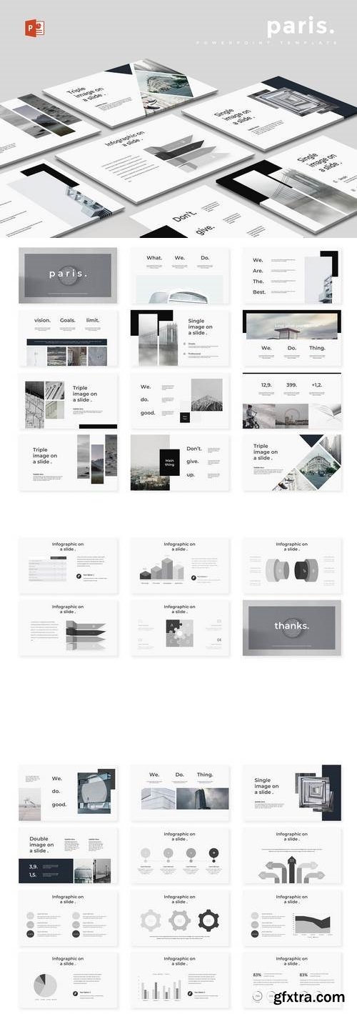 Paris - Powerpoint, Keynote, Google Sliders Templates