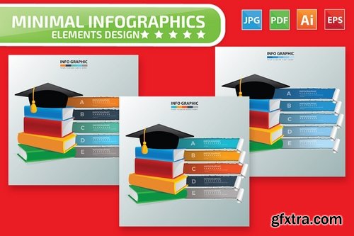 Human Resource Funnel Pencil and Education Infographic Design Pack