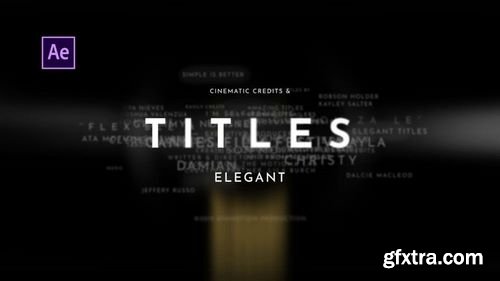 MotionArray Titles Elegant Cinematic 191815