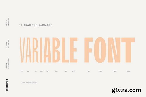 TT Trailers Font Family