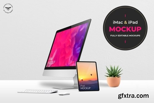 iMac and iPad Mockups