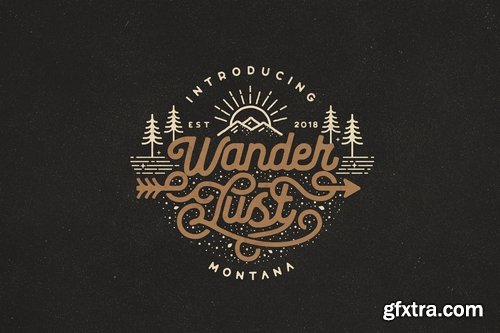 CM - The Huntsman Script & Sans Typeface 3494546