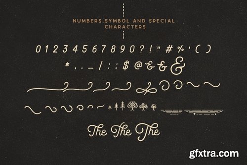 CM - The Huntsman Script & Sans Typeface 3494546