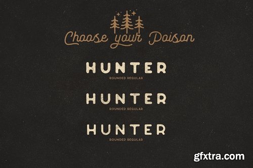 CM - The Huntsman Script & Sans Typeface 3494546