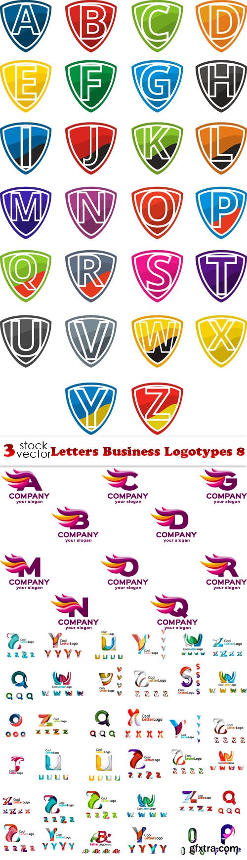 Vectors - Letters Business Logotypes 8